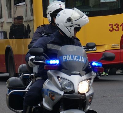 policyjny motocykl