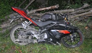 motocykl z wypadku