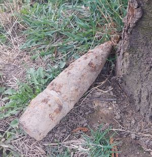pocisk z czasów II wojny światowej