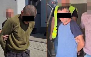 Zatrzymani mężczyźni.