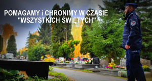 zdjęcie policjanta na cmentarzu