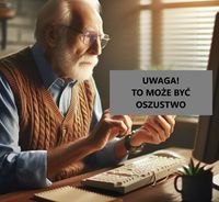 mężczyzna siedzi przed komputerem