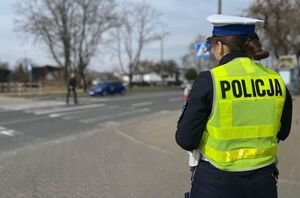 policjantka na drodze