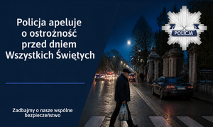 zdjęcie poglądowe mężczyzna przechodzący po zmroku przez przejście dla pieszych