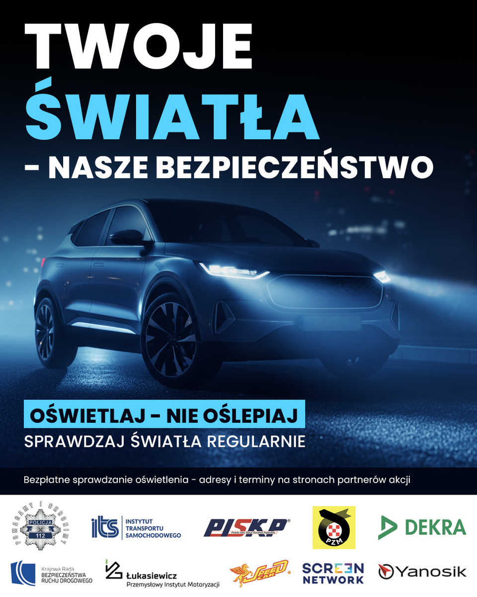 Bezpłatne sprawdzanie oświetlenia pojazdów w powiecie biłgorajskim